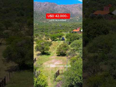 Lote de 4000m2 en Paraje San Miguel, Cortaderas San Luis Argentina #realestate #sanluis