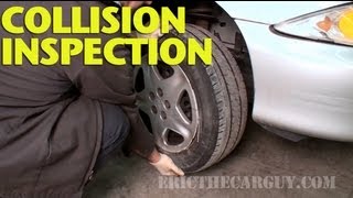 Inspecting Collision Damage (Suspension) -EricTheCarGuy