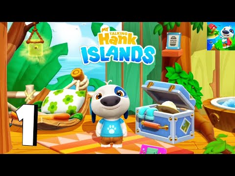 My Talking Hank: Islands Gameplay Walkthrough Part 1 - Full Screen (Android/iOS)