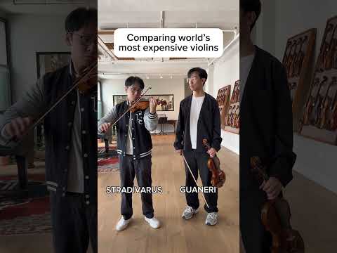 Comparing 2 of the world’s most expensive violins @TarisioAuctions
