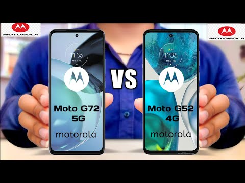 Motorola Moto G72 vs Motorola Moto G52 || Motorola Moto G52 vs Motorola Moto G72