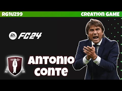 EA FC 24 | HOW TO CREATE ANTONIO CONTE ON FC 24 | ITA_PS5