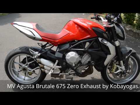 MV Agusta Brutale 675 Zero Exhaust review by Kobayogas.com