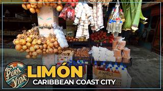 Walking Tour Limón, Costa Rica 🇨🇷 Final Part Road Trip Pacific to Caribbean Coasts #travel