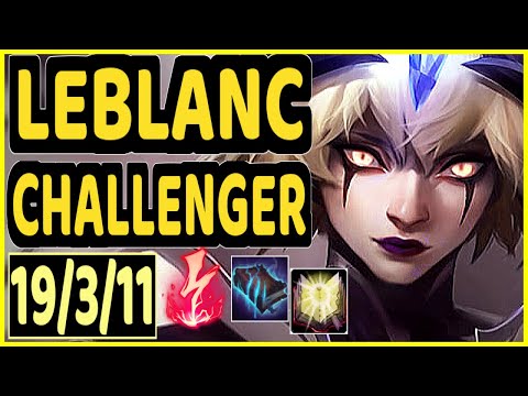 JIIZUKé (LEBLANC) - 19/3/11 KDA MID CHALLENGER GAMEPLAY - EUW