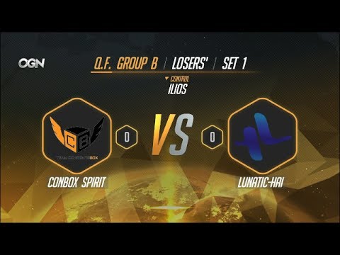 CONBOX Spirit vs Lunatic-Hai (Part 1) | OGN OW APEX Season 3 [Group B Q.F. Losers]