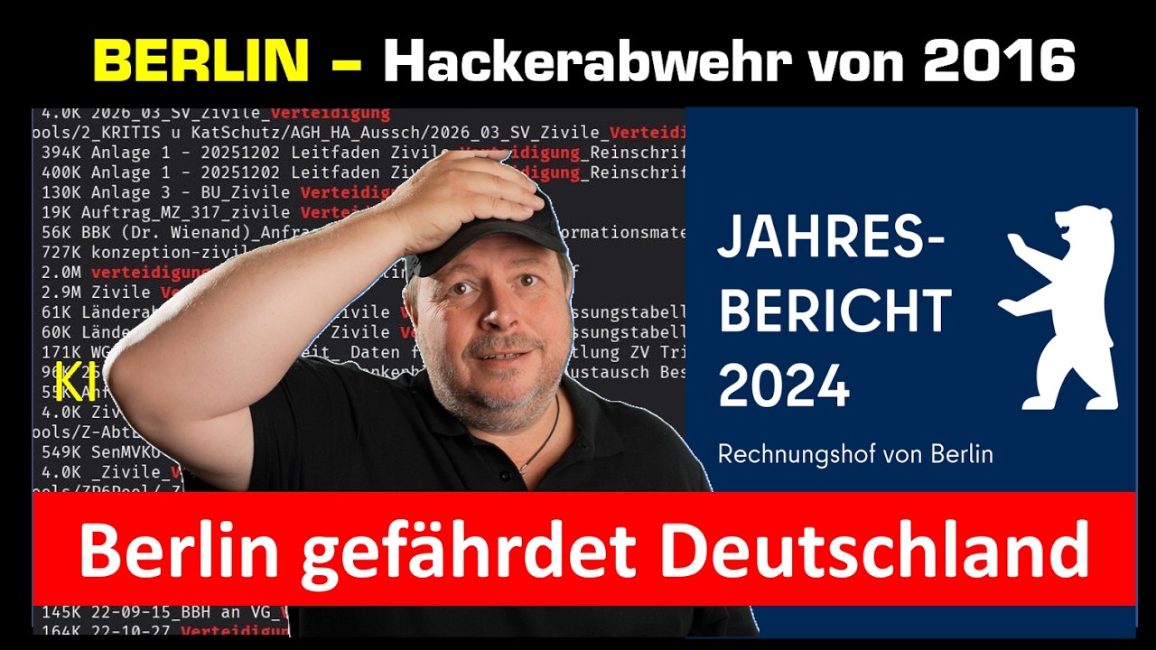 Berlin - Hackerabwehr von 2016! Berlin gefährdet das ganze Land!