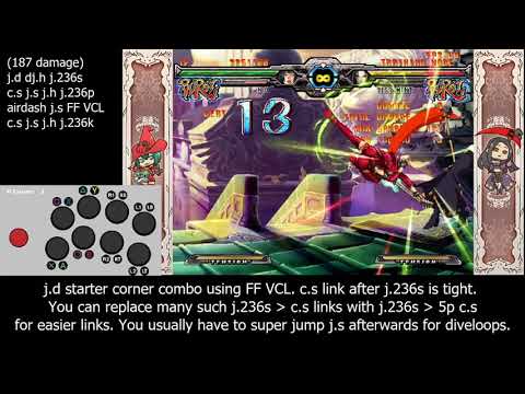 Guilty Gear XX ACPR - I-no basic combos