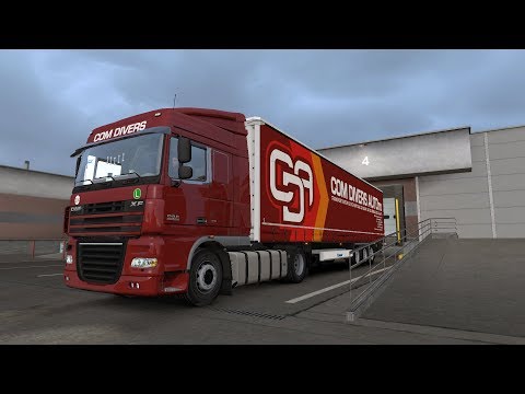 ETS 2 - DAF XF 105.460 - COM DIVERS AUTO Combo - Trip: Jönköping - Elbląg