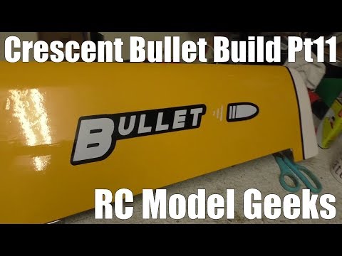 PB Models Crescent Bullet Build Pt11 RC Model Geeks