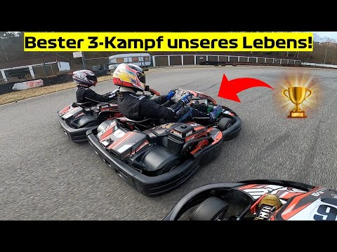 Kartbahn Ampfing 3-Kampf um den Sieg!