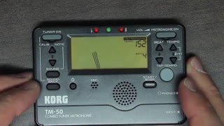 Video thumbnail for Korg TM-50 Combo Tuner Metronome Review/Tutorial by Guitar Talk