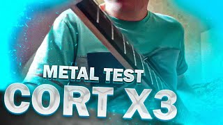 Video thumbnail for Cort X3  MINI METAL TEST by PV Guitar