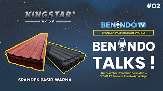 ATAP SPANDEK PASIR ATAU BATUAN GL5 PREMIUM MERK KINGSTAR ROOF TEBAL 0.30 +- 1.6mm