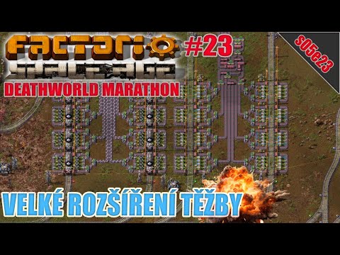 Aspiruju na vytěžení celé mapy ? ne.. | S05E23 | Factorio: Space Age - Maraton světa smrti