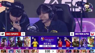 集団戦でのテクニックが光る試合！見てて楽しい！ ONIC vs BTR GAME2| Snapdragon Mobile Challenge【モバイルレジェンド/Mobile Legends】