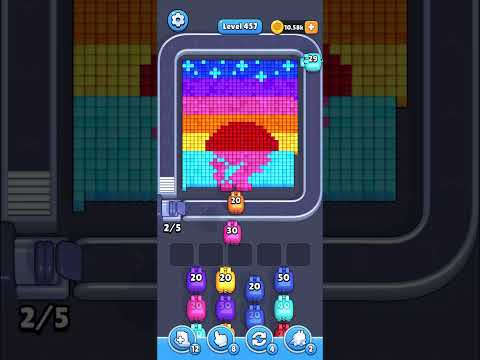 Pixel Flow Level 456 Walkthrough