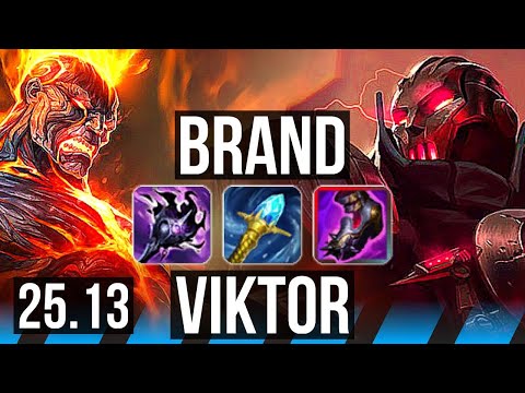 BRAND vs VIKTOR (MID) | Dominating | KR Diamond | 25.13