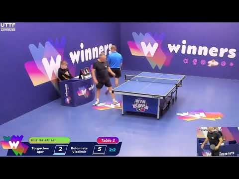 WINners CUP table 2  29.09 Torgachev Igor - Kolomiets Vladimir 18:00