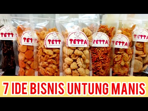 , title : '7 IDE BISNIS UNTUNG MANIS - Jajanan Snack Bahan Simple'