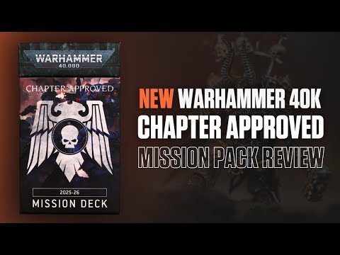 Playing Warhammer 40k with the Chapter Approved 2025 Mission Pack!