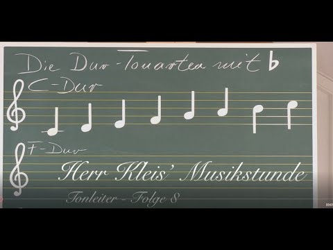 Musikstunde mit Herrn Kleis: Tonleiter Folge 8: F-Dur