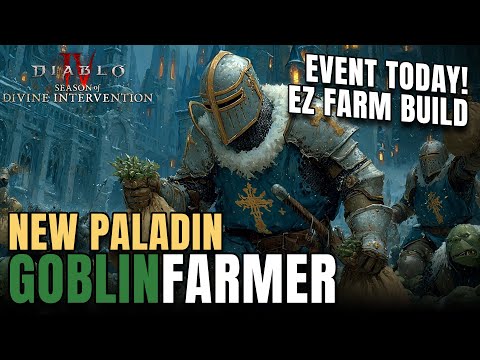 NEW PALADIN GOBLINFARMER ULTRA Speed Build Diablo 4