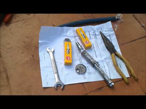 How to install Spark Plugs on a 2008 Ninja 250r