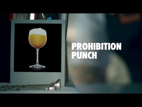 PROHIBITION PUNCH DRINK RECIPE - HOW TO MIX