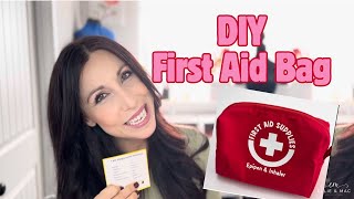 Sewing a First Aid Kit That Could Save Your Life ❤️ | Stephanie Toiletry Bag Pattern Hack