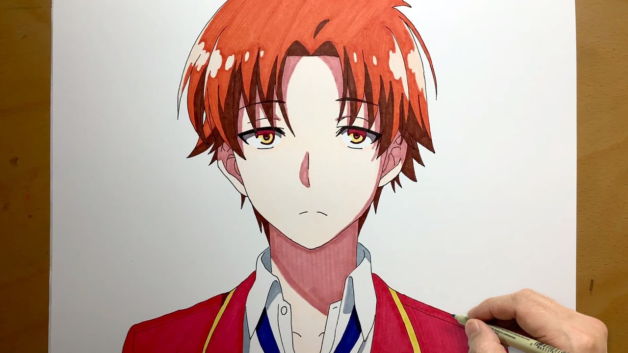 How to Draw Ayanokoji Kiyotaka from Classroom of the Elite | Draw anime | Anime Drawing | Ayanokoji