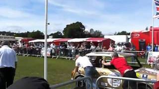 lambretta boys pulling a mini