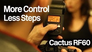 preview picture of video 'More control, less steps - learn how the Cactus RF60 helps you shoot!'