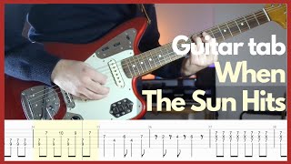 Slowdive - When The Sun Hits (Guitar tabs)