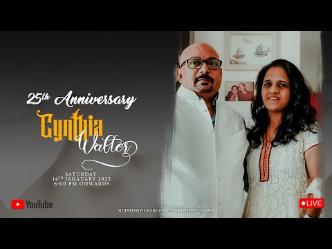 25th Anniversary Celebration Cynthia & Walter