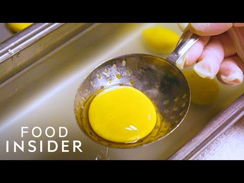 Vegan Eggs Are Made From Yellow Tomatoes | Line Around The Block Video