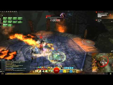 GW2 Sabetha the Saboteur Raid Boss (Druid PoV)