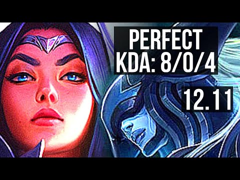 IRELIA vs LISSANDRA (MID) | 8/0/4, 800+ games, Legendary | KR Master | 12.11