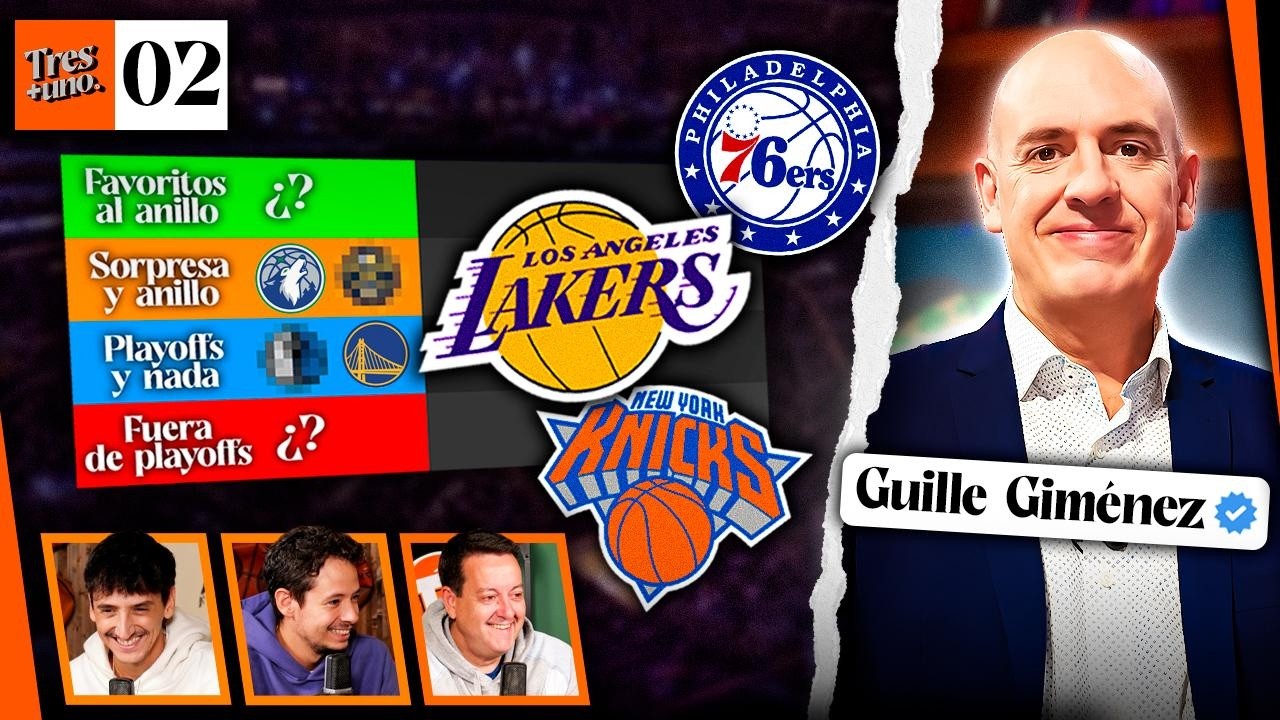 3+1 | ¡ORDENAMOS A LOS 30 EQUIPOS! Tiempo muerto de Daimiel y Guille, atracadores en la NBA | 4x02