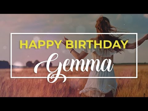 Happy Birthday Gemma 🎉 | Personalized Birthday wishes