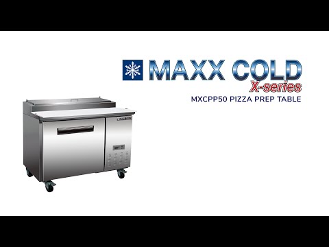 Maxx Cold MXCPP50HC 47" Refrigerated Pizza Prep Table w/ 1 Door, 12 cu. ft. 6 image