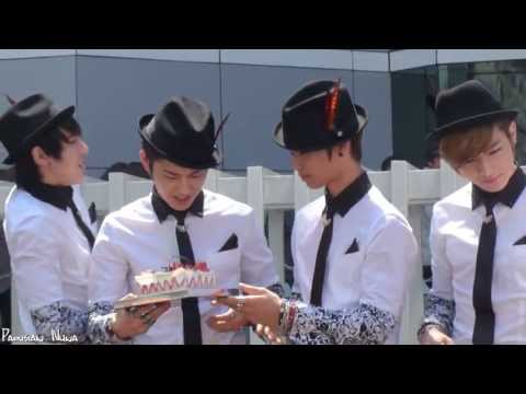 [Fancam] C-Clown 130421 - Kangjun's birthday Mini Fanmeet (Inkigayo)
