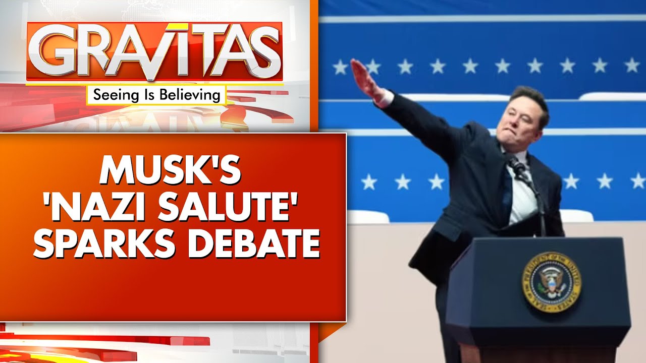 Elon Musk's Hand Gesture During Trump Inauguration Sparks 'Nazi Salute' Debate | Gravitas