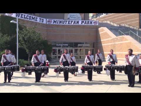 UMass Drumline 2013: Phil Collins - In the Lot - 9/7/2013