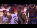 LeBron James Flops On His Teammate Cleveland Cavaliers Vs Toronto Raptors GAME 3