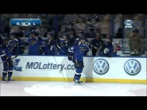Chris Porter goal 3-1 Mar 12 2013 San Jose Sharks vs St. Louis Blues NHL Hockey