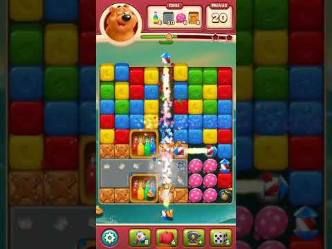 TOON BLAST LEVEL 1883 3 STARS use hammer