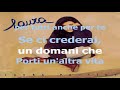 Laura Pausini Il coraggio che non c'è voce + testo