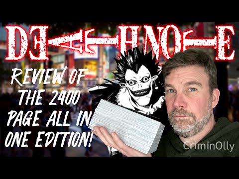 I read a 2400 page book! Death Note All in One Edition manga review!