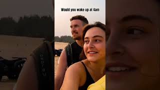 Would you wake up at 4am for these beautiful white sand dunes?😍🏜 #mũin&eacute; #vietnam #travel